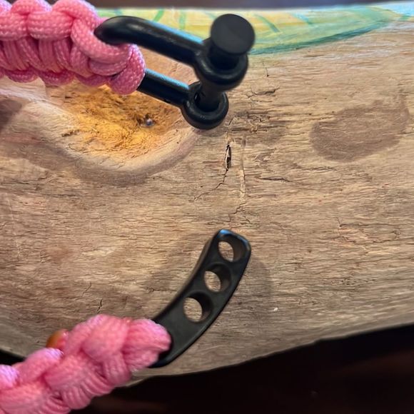 Pink Harley Davidson survival strap bracelet - Picture 9 of 9